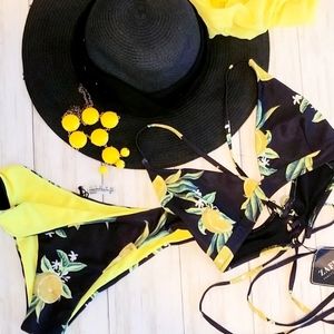 New Zaful Reversible Lemon Bikini